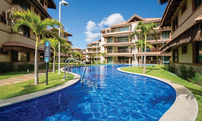 Loteamento Rota do Mar Apartment | Riviera Beach Place And Manhattan Golf Residence Up to 6 Adults and 3 Children