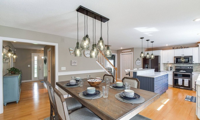 Milan House | Rock Island Home w/Private Yard & Fire Pit Table!