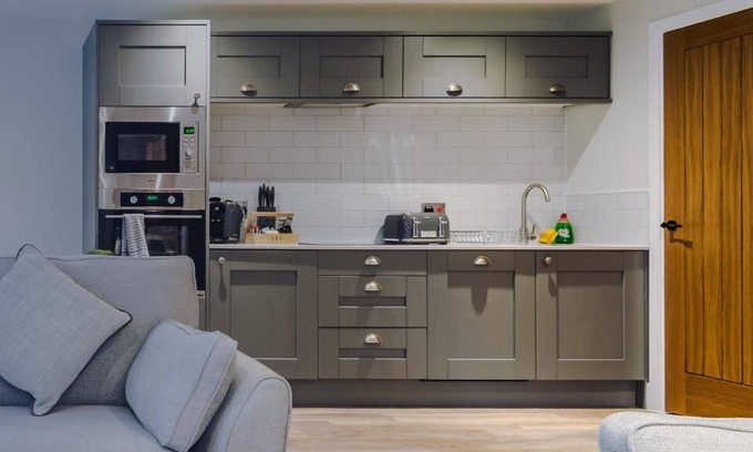 Stoney Middleton Apartment | Rock Mill | Deluxe 2-Bed with Private Balcony