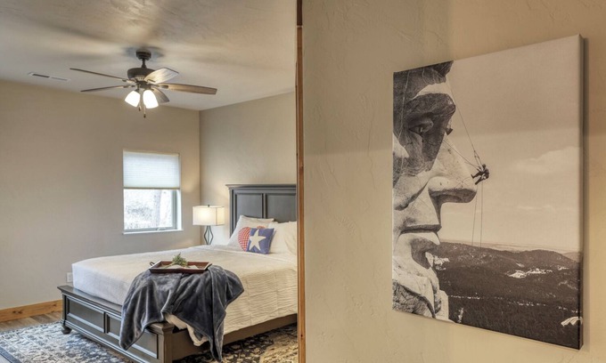 Rockerville Condo | Rockerville Gold Town Lodging #1- This one-bedroom condo is your perfect home base for adventure and relaxation. Just minutes from Mount Rushmore, Crazy Horse Memorial, Custer State Park, Sturgis, and the Badlands.