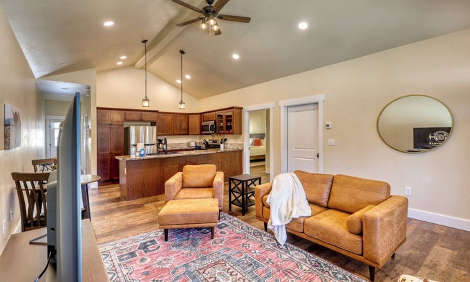 Rockerville Condo | Rockerville Gold Town Lodging #11-This one-bedroom condo is your perfect home base for adventure and relaxation. Just minutes from Mount Rushmore, Crazy Horse Memorial, Custer State Park, Sturgis, and the Badlands.