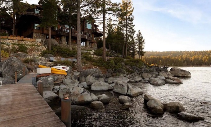 Meeks Bay House | Rockhaven Tahoe Lake Front Estate w/Private Beach