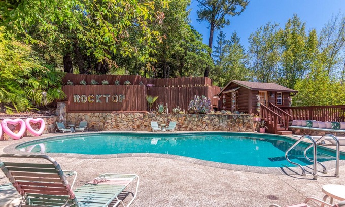 Hacienda House | Rocktop Lodge ~ Riverfront Lodge with private pool, hot tub & great views