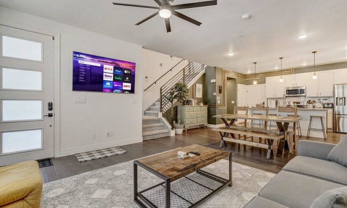 Colorado Springs House | Rocky Retreat! Family Townhome w/BBQ & Workspace