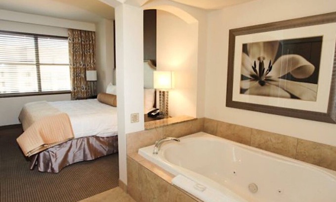 Enterprise Apartment | Romantic 1-bedroom Luxury Condo w/hot tub, kitchen, washer/dryer.