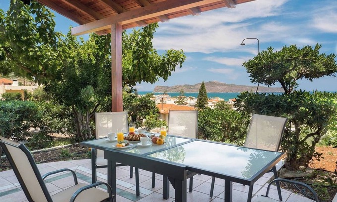 Kato Stalos House | Romantic Corner - Penelope Sea View Maisonette