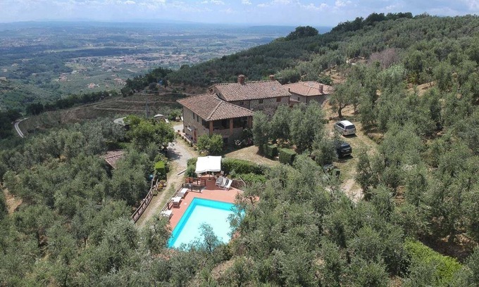 Giugnano Villa | Romantic Holiday Villa, pool Opens from April to October, for 18/25/29 people