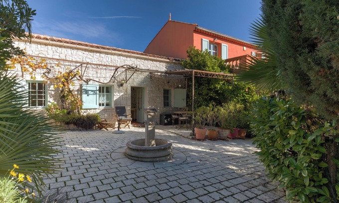 Plaine de la Brague Apartment | Romantic little countryhouse with pool in walking distance to the sea & town