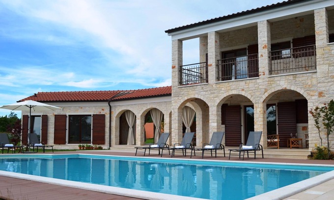 Mofardini Villa | Romantic new villa with large private pool and spacious garden in Central Istria