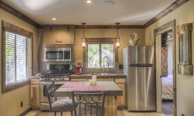 Prescott House | Romantic property on a seasonal creek with personal waterfall. Dog friendly!