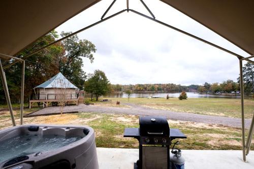 Coosa Other | Romantic Safari Tent with Grill and Hot Tub in Cedar Bluff, Alabama