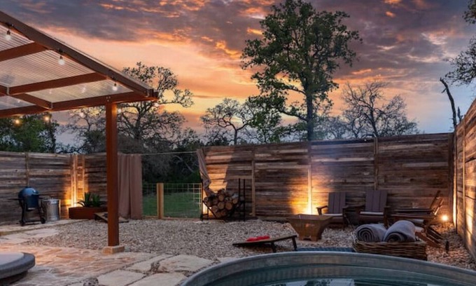 Wimberley House | Romantic Tiny Luxury Retreat w/pool & sauna