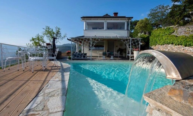 Pontedassio House | Romantic villa, with a heated pool (low season) and a fantastic view