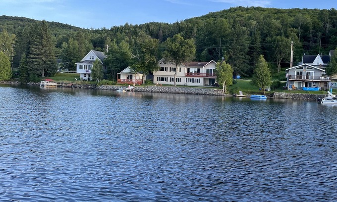 Canaan Ski Chalet | Romantic waterfront chalet with jacquizzi tub.