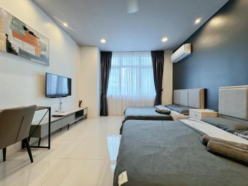 Kuching Apartment | Ron & Ron Homestay - 4 Pax Riverine Diamond Kuching