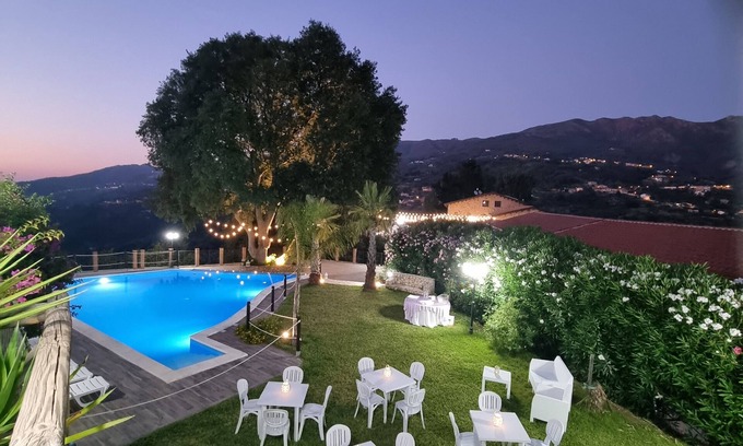Sant'Angelo di Brolo House | Room 'Arcaloro - Resort Rooms Infinito' with Sea View, Wi-Fi and Air Conditioning