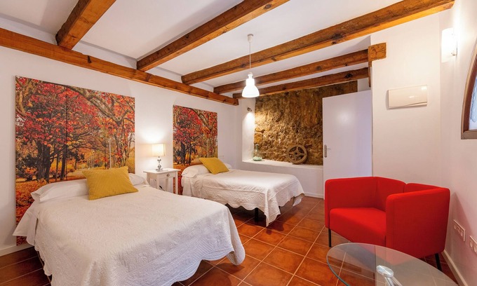 Puebla de Don Fadrique Apartment | Room 'Hab Doble 5 Molino' with Shared Pool, Shared Terrace and Wi-Fi