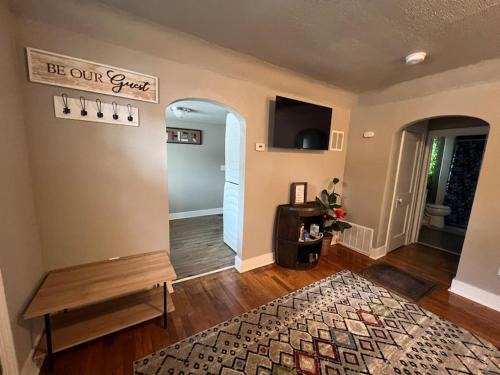 North Park House | Roomy single bedroom with a huge back yard