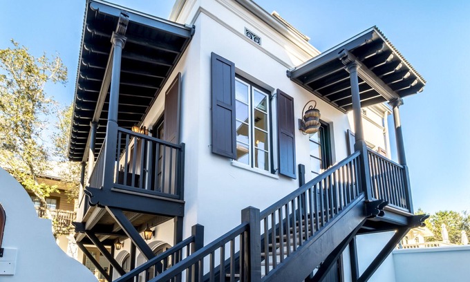 West Panama City Beach House | ROSEMARY BEACH - South of 30A - Abaco on the Green Carriage House