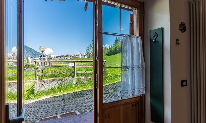 Andalo Apartment | Rossana at Maso Clamer, garden and Dolomites view with pets allowed