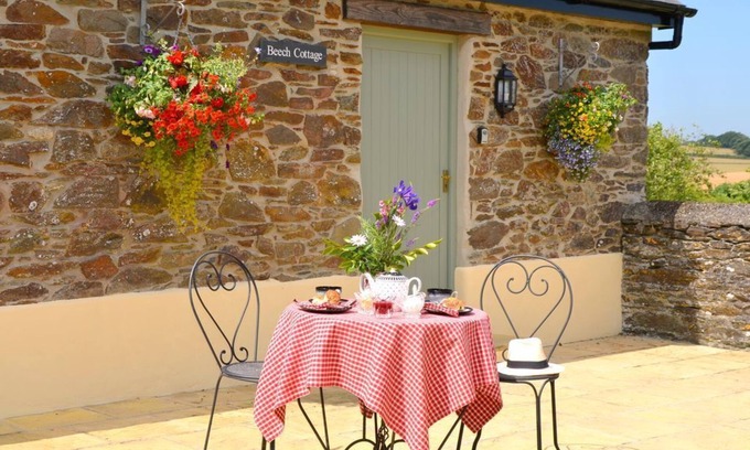 Grampound House | Rural Complex 7 Lux Cottages, Beech Cottage Sleeps 2, 1 well behaved dog allowed