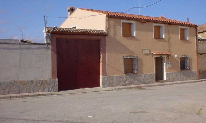 Alcala del Jucar Cottage | Rural house "casa del cerro" barbecue fireplace patio 350m, river beach 5min