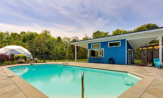 Gardiner House | Rural New York Vacation Rental w/ Private Pool