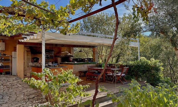 Serta House | Rural Paradise on the River Zêzere w/rooms, bell tents, outdoor kitchen & pool