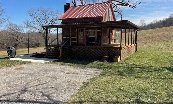 Pulaski Cabin | Rustic 2-bedroom cabin in charming Pulaski, TN situated on 40 beautiful acres.