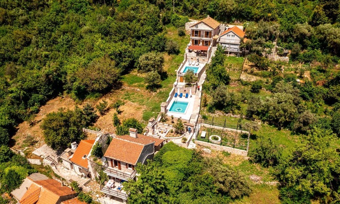Tivat Villa | Rustic 2BDR Old Stone Villa w/Private Pool and SV