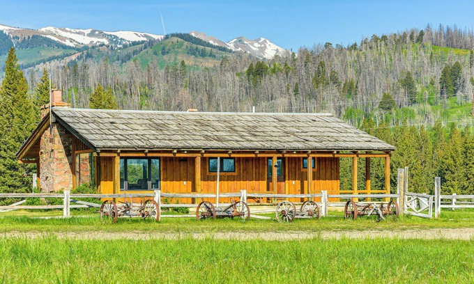 Sublette County Cabin | Rustic Bondurant Cabin: Fish, Hike, & Bike!