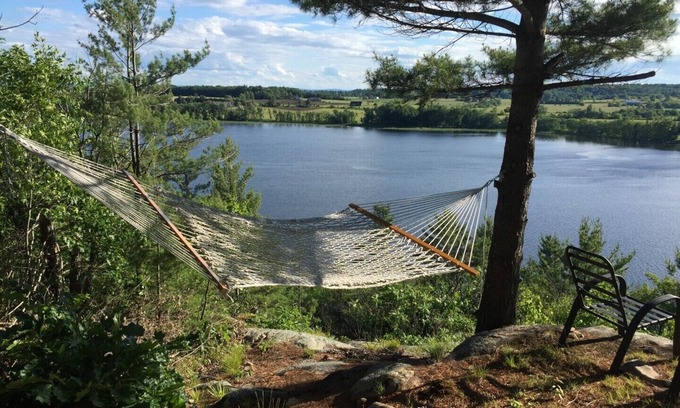 Whitewater Region Cabin | Rustic Cabin on 17 acres of wilderness-1000 ft waterfront w/Ottawa Valley view