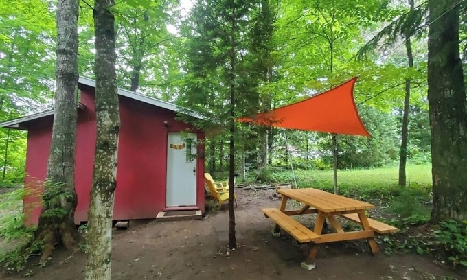 Algoma District Cabin | Rustic Glamping Experience