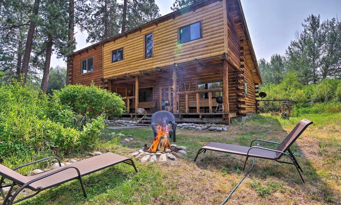 New Meadows Cabin | Rustic Idaho Cabin < 10 Mi to Payette Lake!