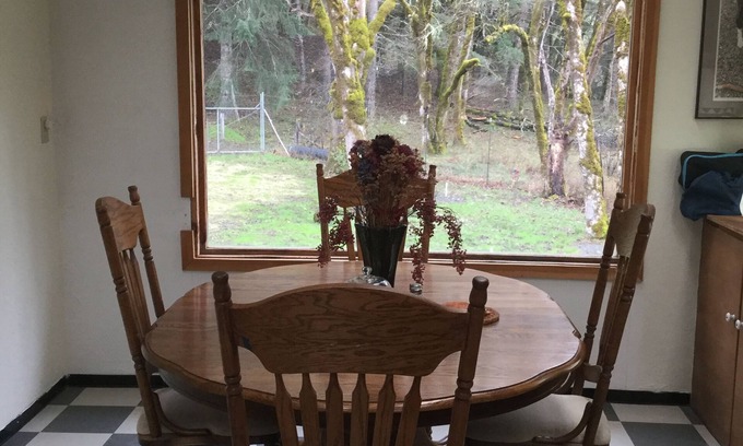 Bridgeville House | Rustic Mountain Homestead near Rivers, Redwoods, & Ruth Lake.