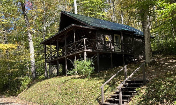Monterville Cabin | Rustic, Secluded Getaway Cabin In The Woods Situated On 200 acres