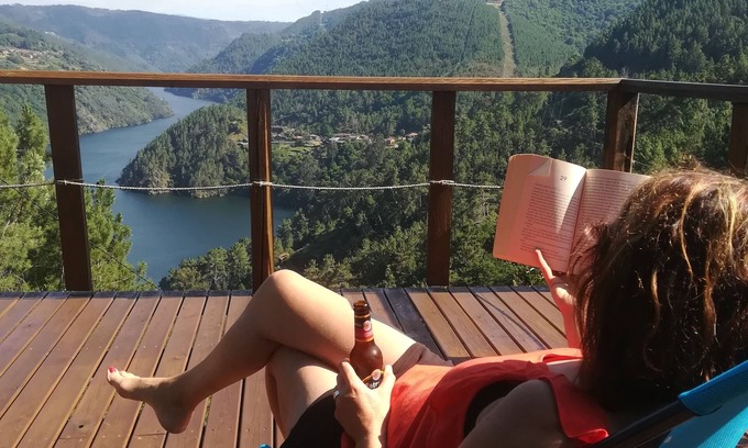 Carballedo House | Rustic stone cottage in Ribeira Sacra. Breathtaking river views.