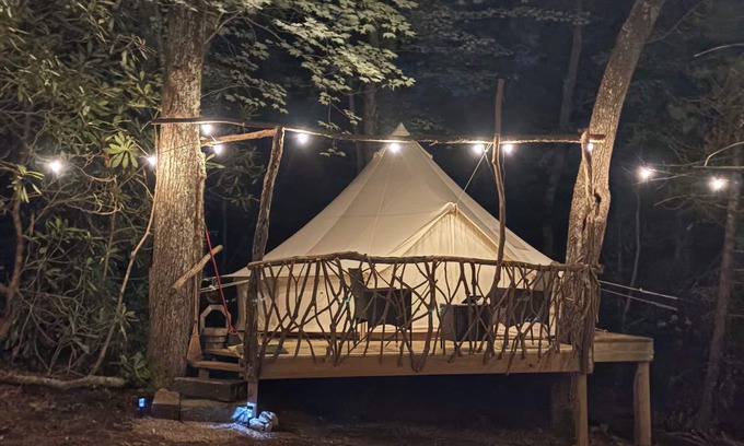 Newland RV Rental | Rustic Yurt Retreat on Teague Mtn. Farm.