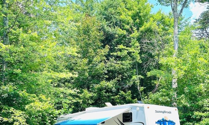 South Bloomingville House | RV Site 3 at High Rock Hideaways: SITE RENTAL ONLY. We do not rent RV's/campers.