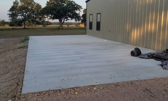 Giddings House | RV space- concrete pad