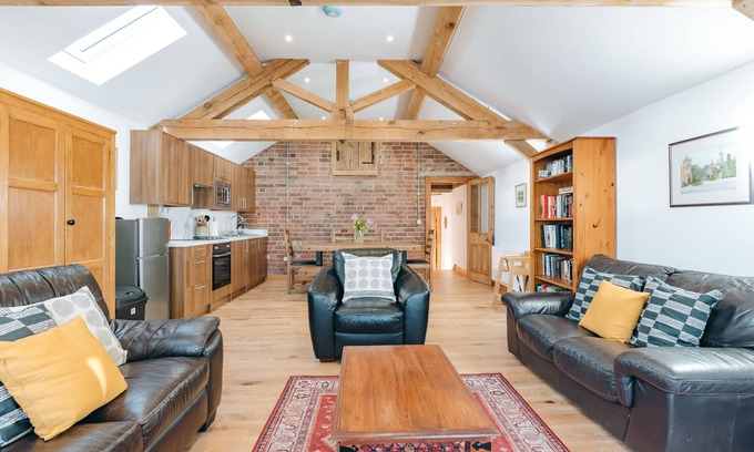 Eaton Mascott Cottage | ryton grange church barn sleeps 5 - sleeps 5 guests in 2 bedrooms
