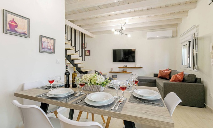 Potamos House | S&K Luxure Maisonette - Elegant Stay in a Traditional Suburban Corfu Retreat