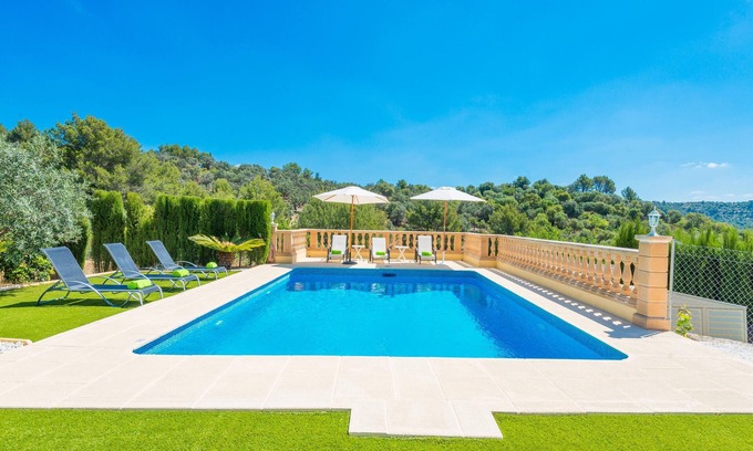 Mancor de la Vall Villa | SA TANCA (MANCORINA) - Villa with private pool in Mancor de la Vall. Free WiFi