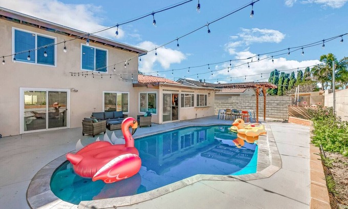 East Side Costa Mesa House | SA4-Heated Pool Home Near Disney Beaches