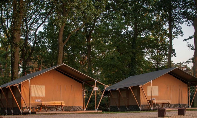 Selm Apartment | Safari tents on the beach at Ternscher See