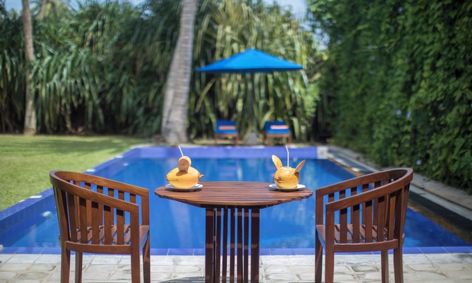 Kosgoda Villa | Saffron and Blue - Luxurious Pet‑Friendly Beachside Villa w/Private Pool & Chef