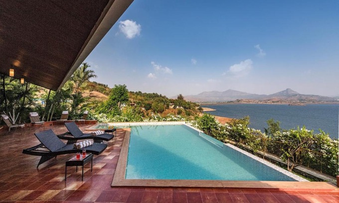 Kadadhe Villa | SaffronStays Shambhala Lakeside-Infinity Pool Villa in Pawna
