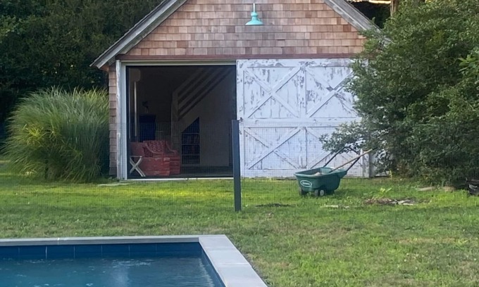 Sagaponack House | Sagaponack Farmhouse, South-of-Highway, 50-ft Gunite Pool/Sauna, Mins from Ocean