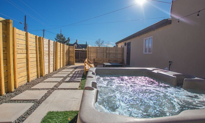 South Broadway Apartment | "Sage Suite" @ ArnoTriplex! Hot Tub+Pet Friendly!