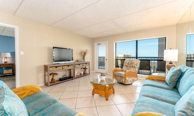 South Padre Island Condo | Saida IV 603 - Cozy Beachfront Condo, Private Balcony, Small Dog Friendly, Oceanfront Pools & Spas